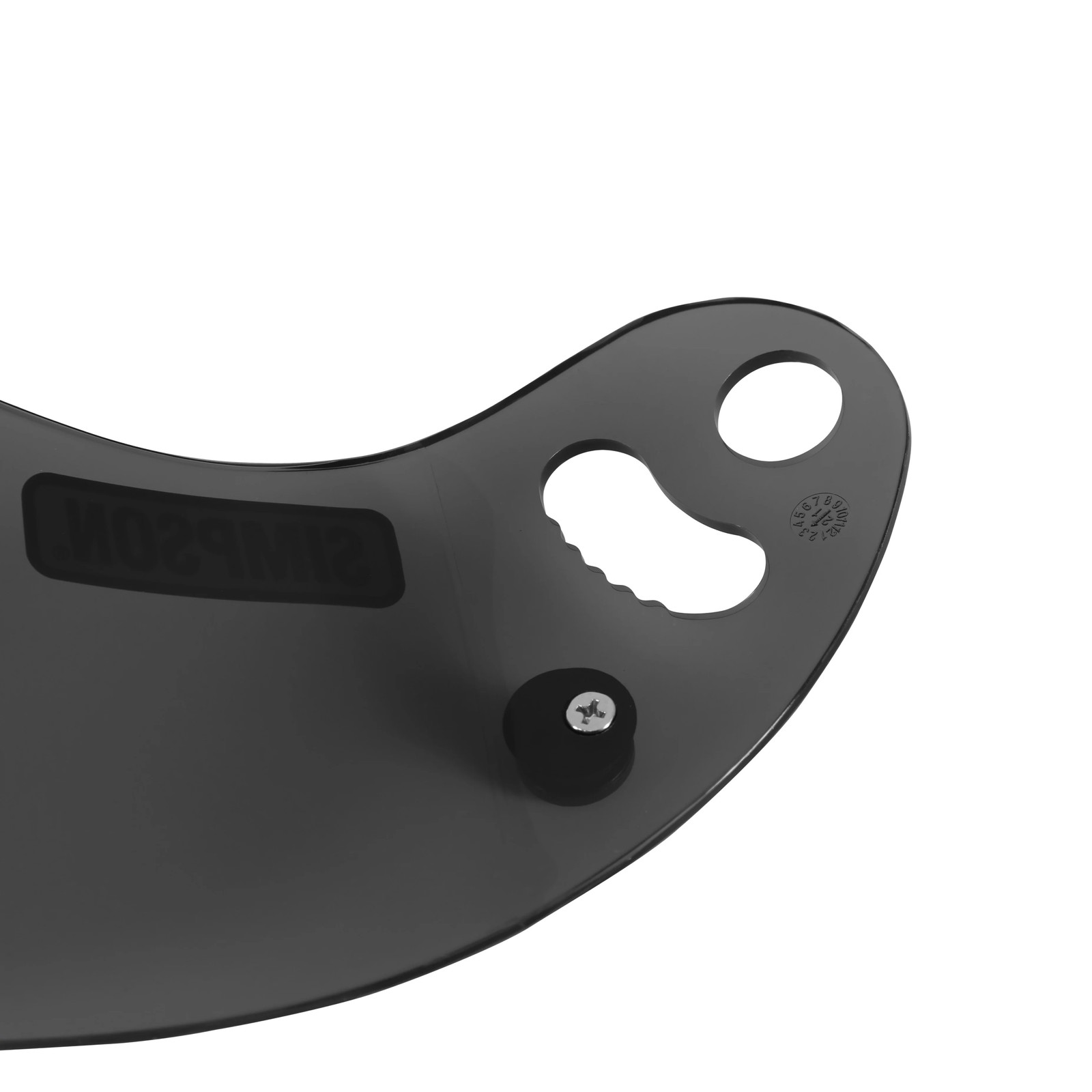 Simpson Racing 84301A Devil Ray Helmet Shield DArk Smoke