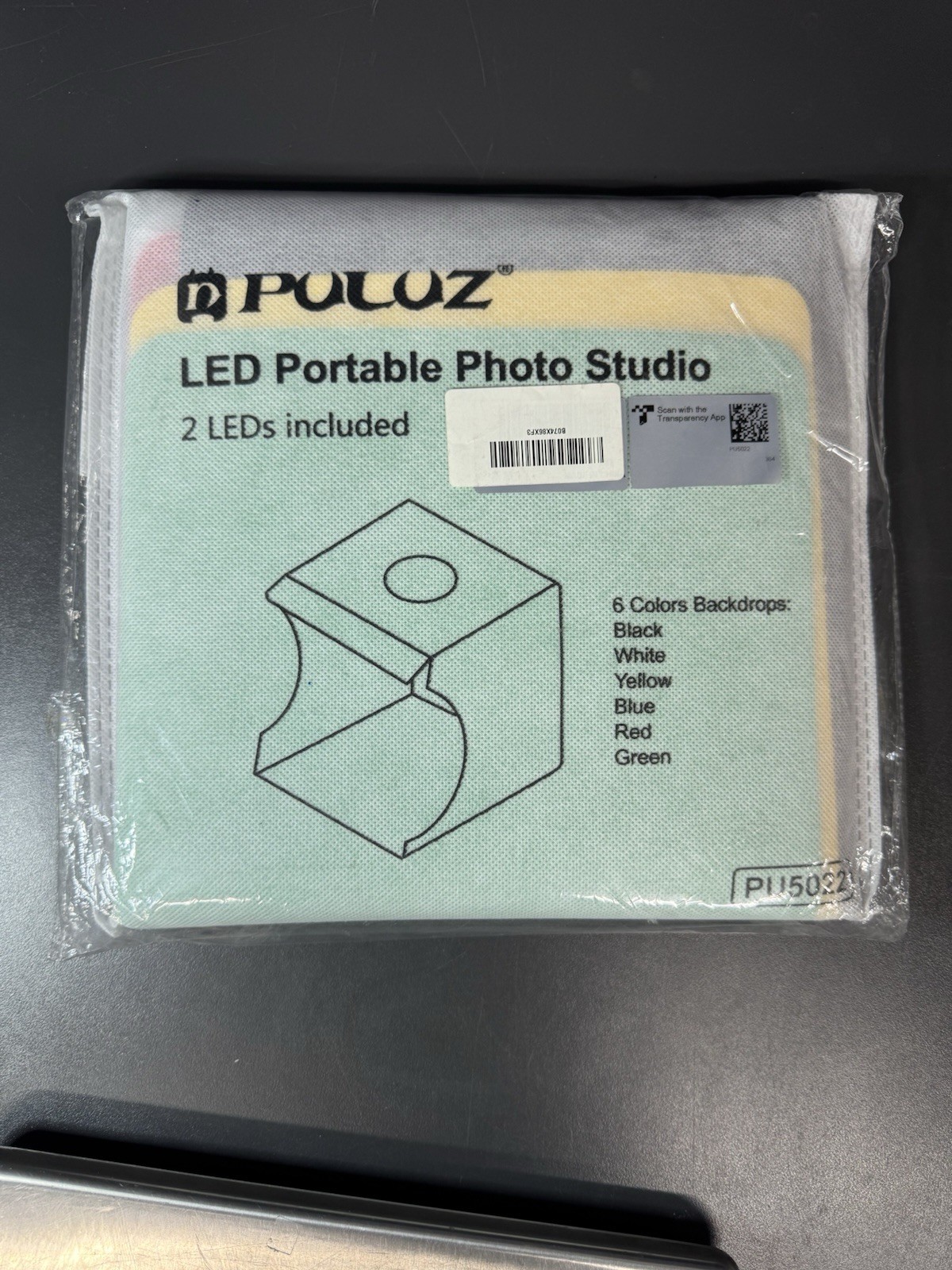 Puluz LED Portable Photo Studio 6 Color Backdrops Carry Bag Brand New