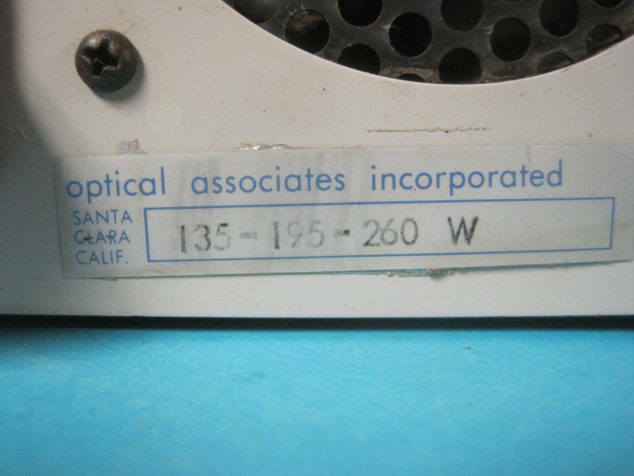 COBILT OPTICAL INC CONSTANT INTENSITY SYSTEM MODEL 750 W/ CA400A POWER SUPPLY