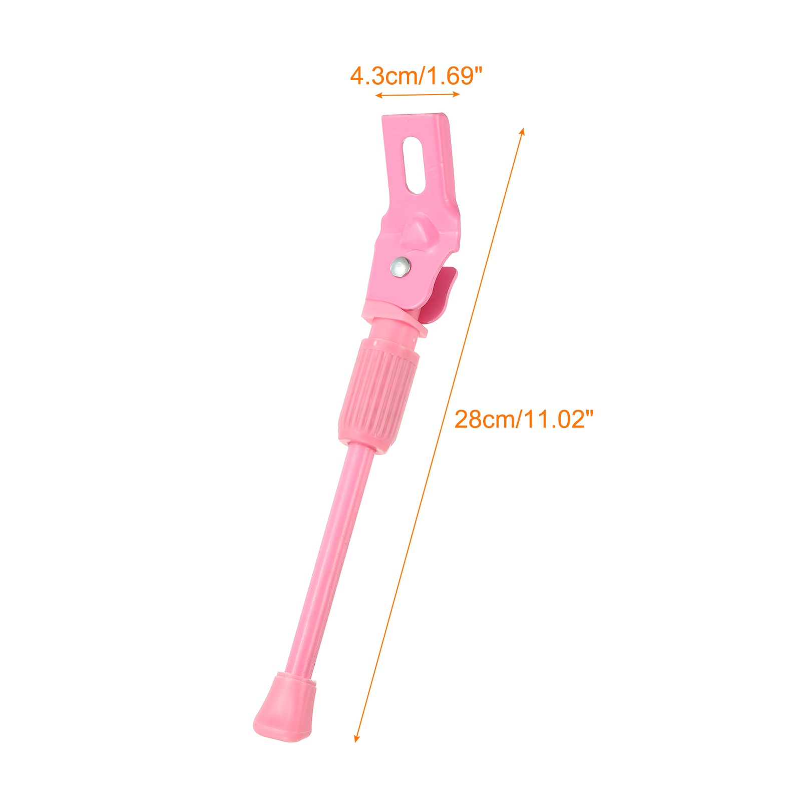 Bike Kickstand for 20 inch Wheel Rear Mount Stand with Screw Washer, Pink