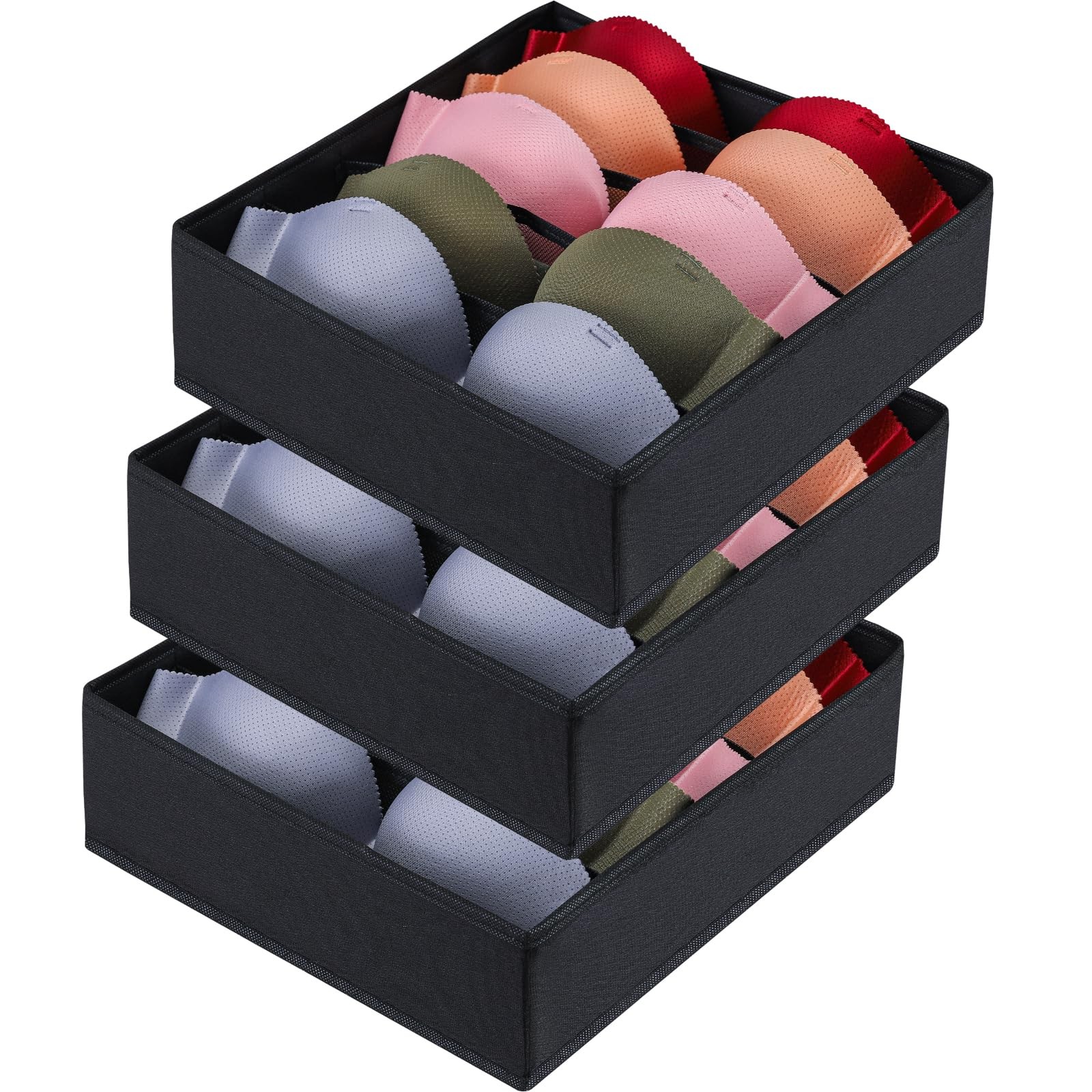 Bra Storage Drawers Organizer for Clothing Underwear Drawer Organizer Divider...