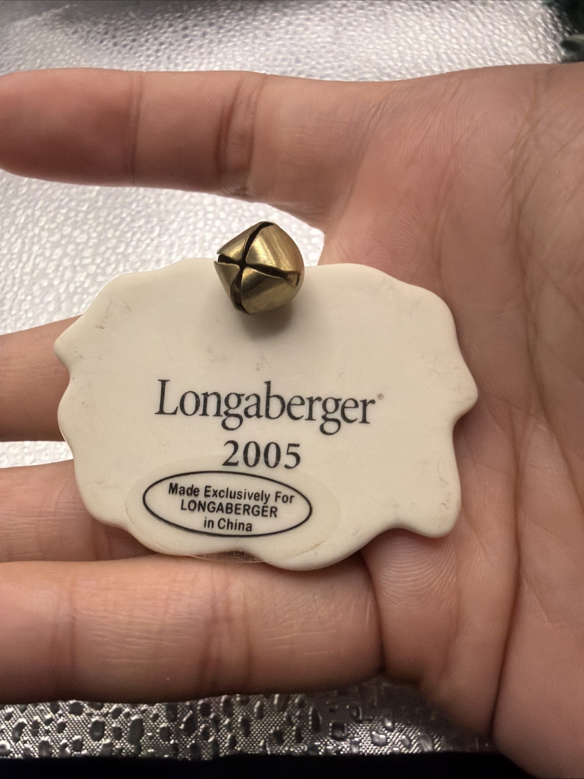 Longaberger 2005 Ribbon Tie On Missing