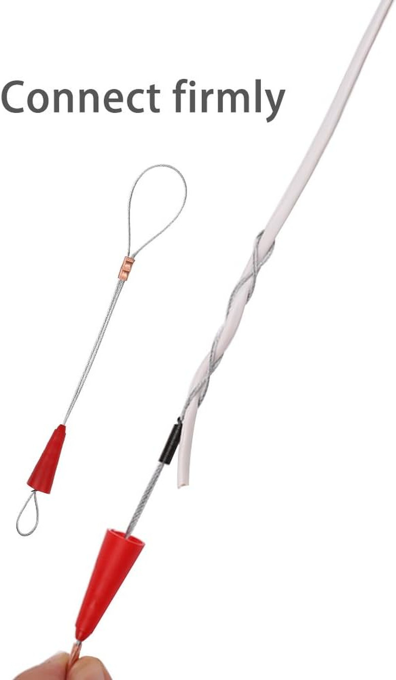 Fish Tape Wire Puller Through Wall Wire Threader Fish plus Fish Cable Fastener w