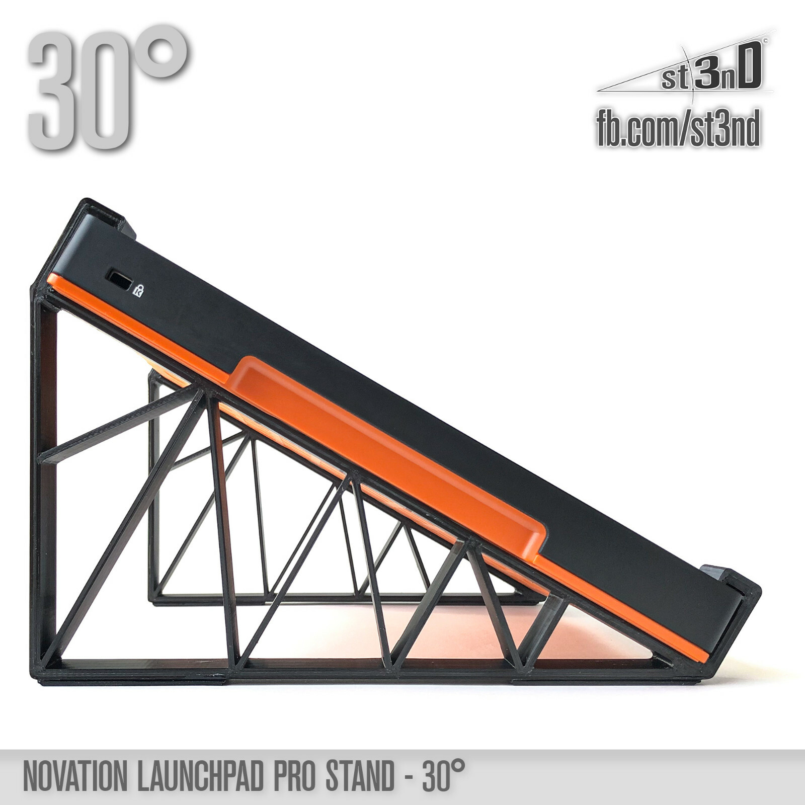 NOVATION LAUNCHPAD PRO STAND - 30 degrees - 3D printed - 100% Buyer satisfaction