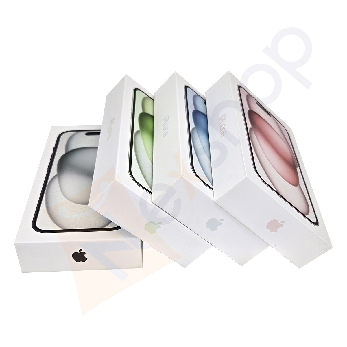 Original BOX for Apple iPhone 15 or 15 Plus with Sticker & Manuals - All Color