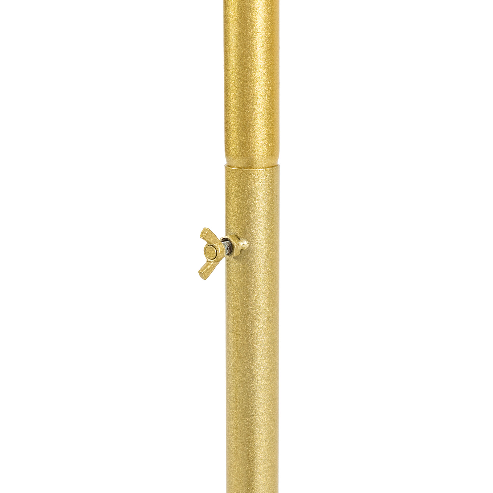 Gold Spiral Scarf Display Rack – Freestanding Elegant Organizer for Accessories.