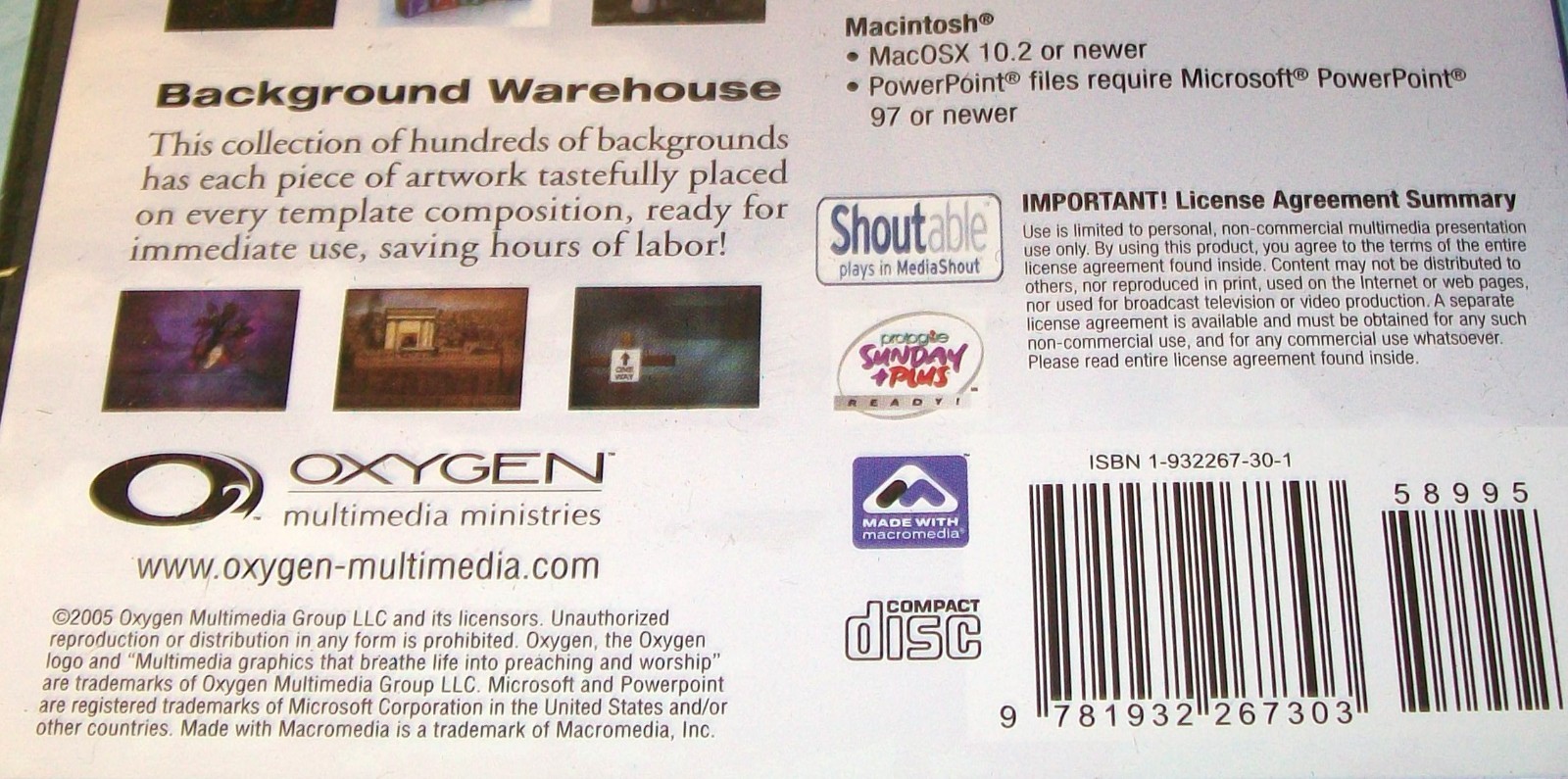 Oxygen: Multimedia Graphics - Volume 12 (CD-ROM, 2005) New Unopened!
