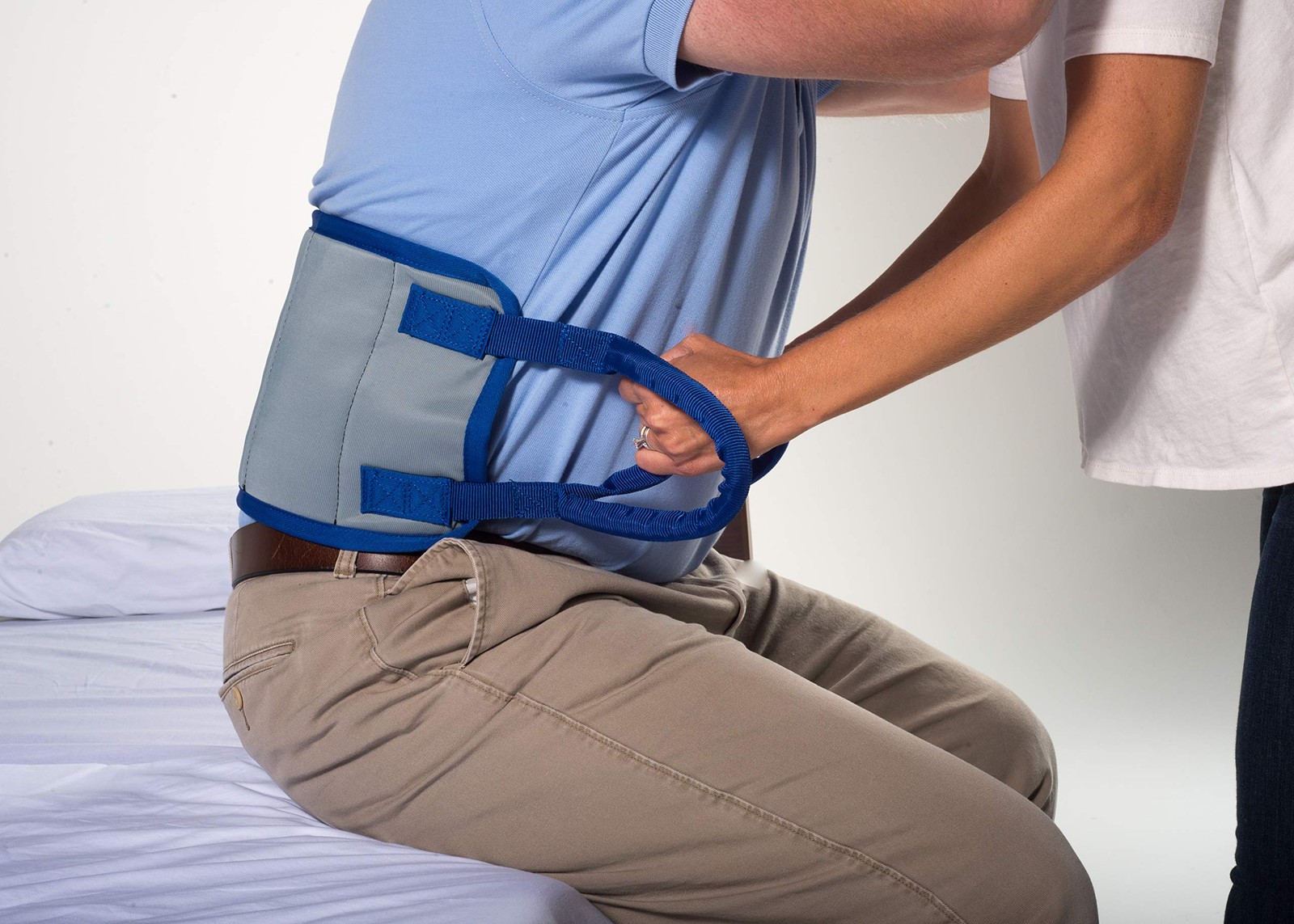 Transfer Sling - Moving Assist Hoist Gait Belt Harness Device with Heavy Duty...