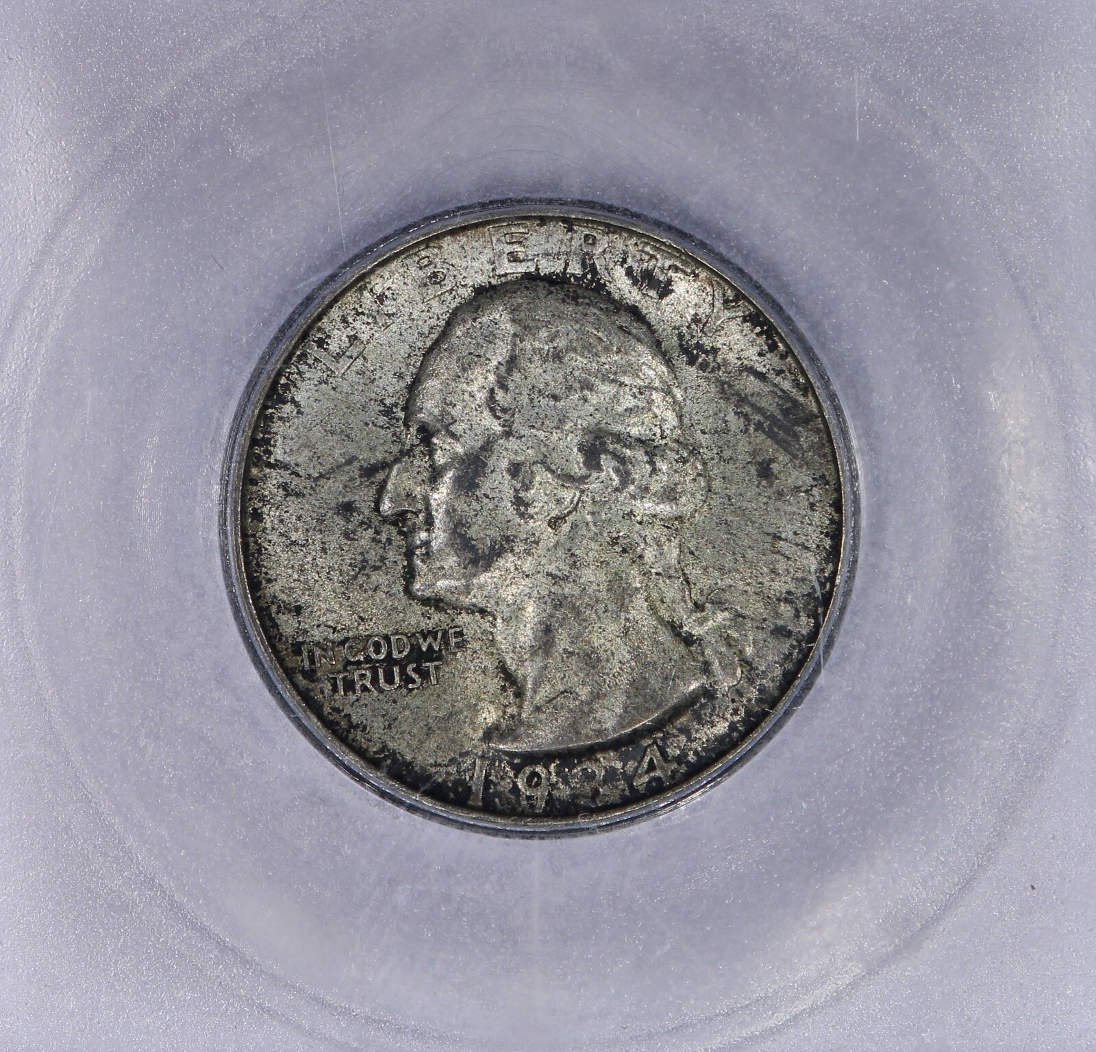 1934 Washington Quarter ICG MS63