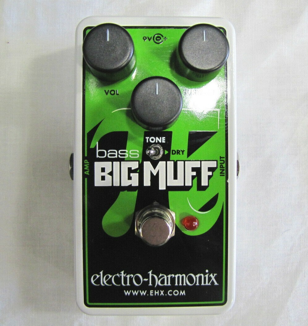 Used Electro-Harmonix EHX Nano Bass Big Muff Pi Fuzz Pedal