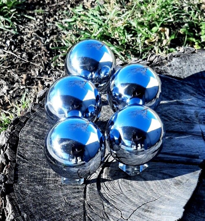 Contact Juggling Balls Chrome Balls - 63mm Balls Set/2Balls-5Balls