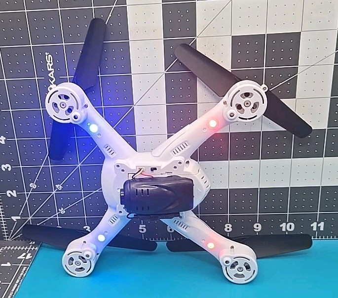 White Sky Rider Quadcopter Drone With Camera Open Box New