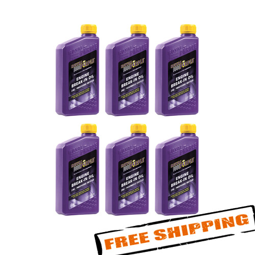 Royal Purple 11487 Break-In SAE 10W-30 Synthetic Motor Oil - 6 Quarts