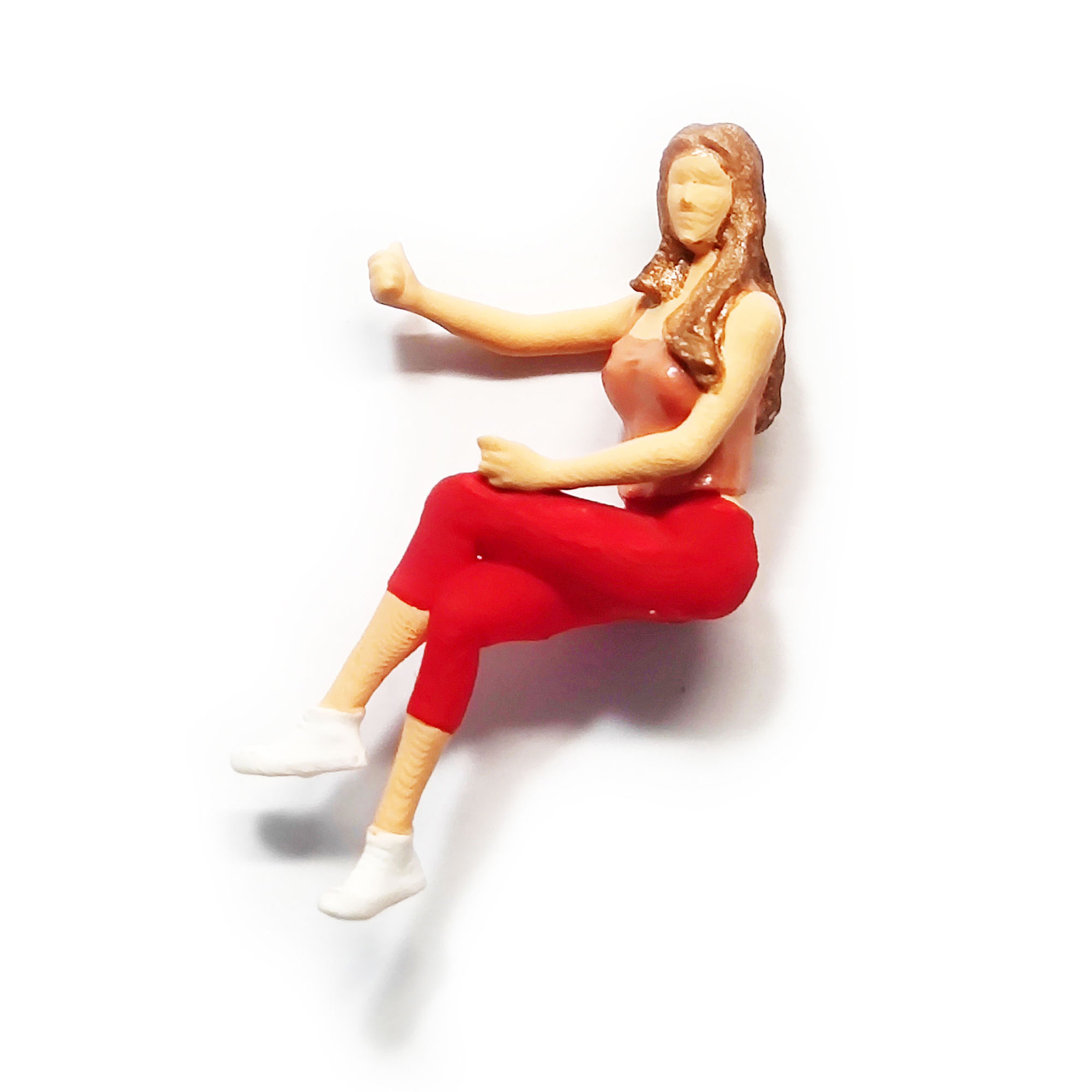 CR 1:64 Painted Figure  Model ature Resin Diorama Beauty Sexy Sitting Lady