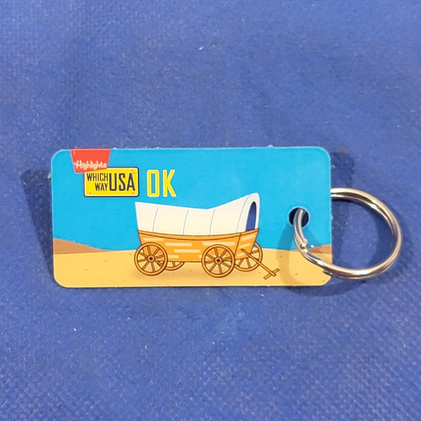 Oaklahoma Collectable Keychain Keyring Plastic