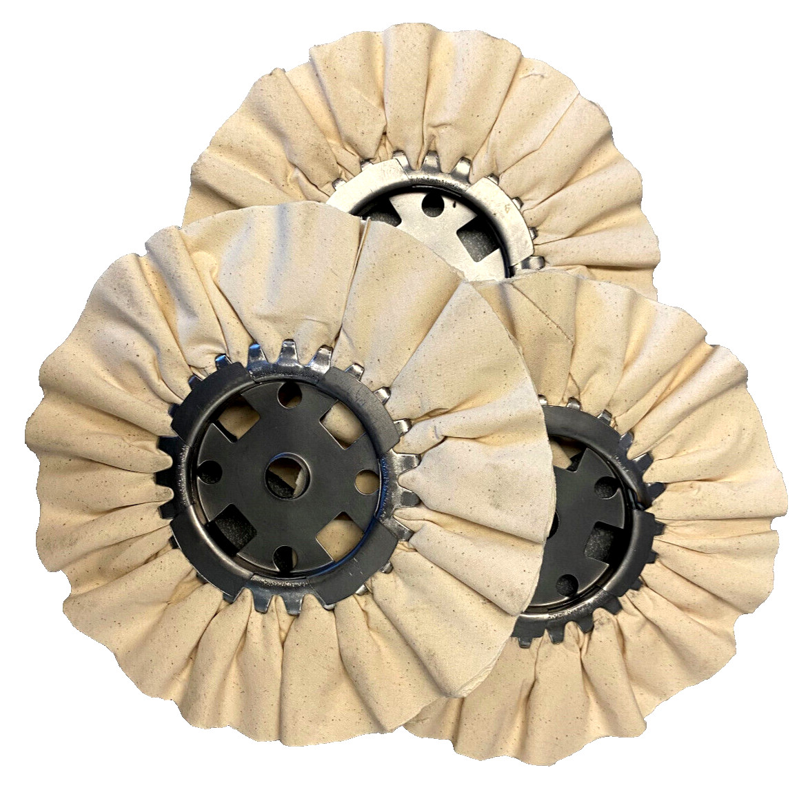 AIRWAY BUFFING WHEEL 8IN WHITE 8X3X5/8IN PACK OF 3