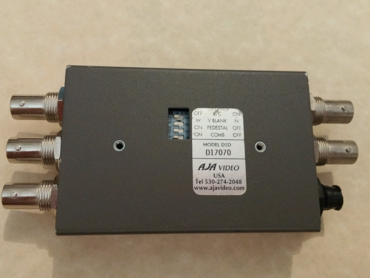 AJA D5D NTSC/PAL TO SDI Decorder