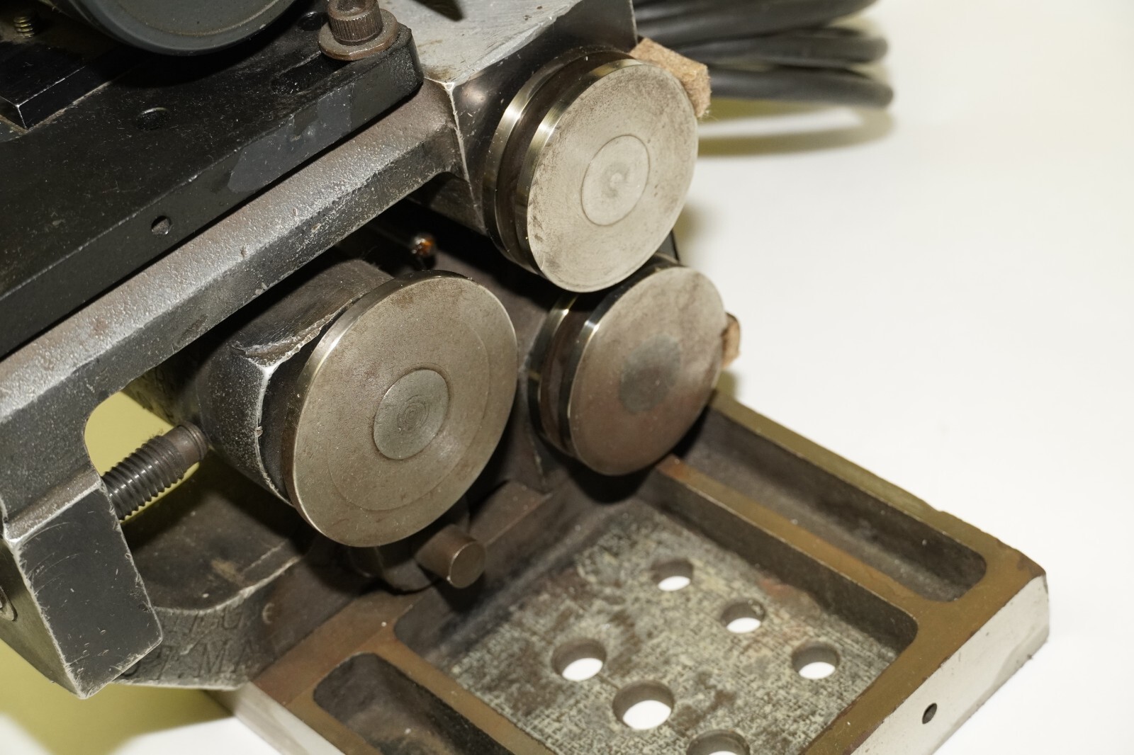 St. Mary Type Roll Spin - Motorized Grinding Fixture - Punch Pin