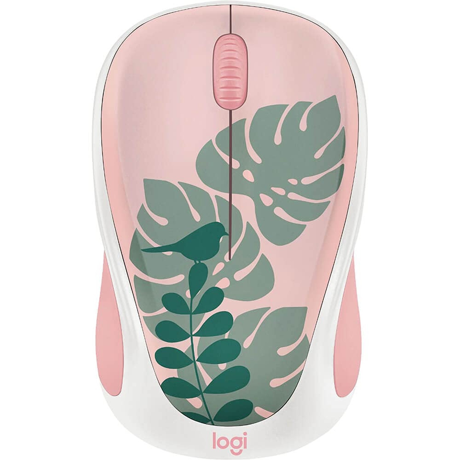 Logitech - Design Collection Limited Edition Wireless Compact Mouse with Colo...
