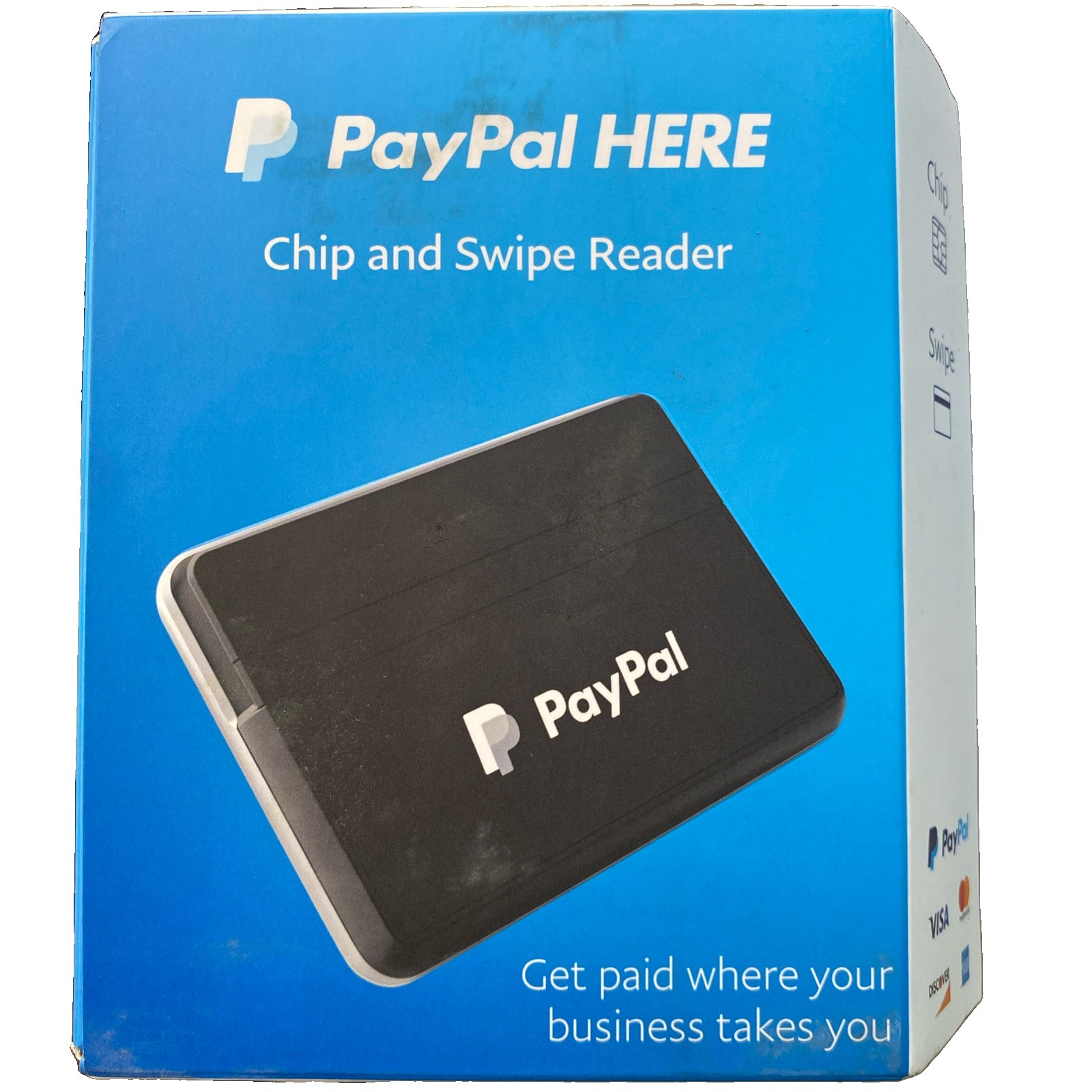 PayPal PCSUSDCRT Chip and Swipe Reader - Black Open Box #u -With Cable
