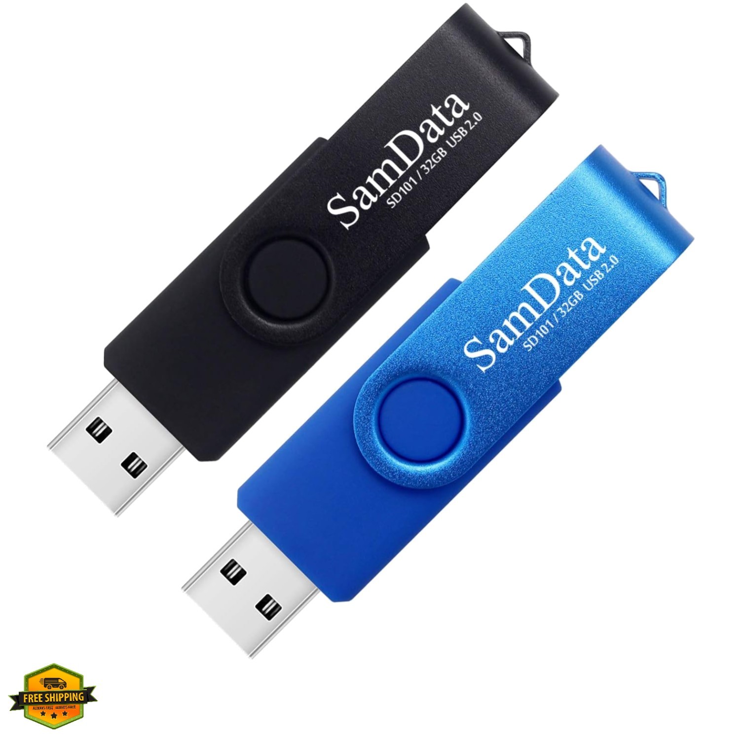 32GB USB Flash Drives 2 Pack 32GB Thumb Drives Memory Stick Jump Drive with L...