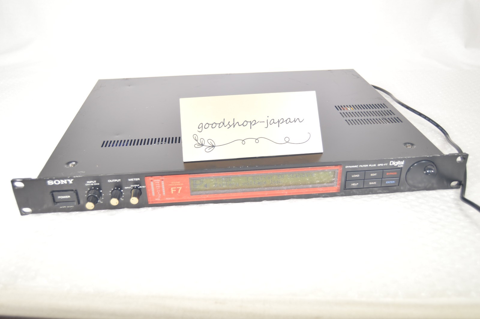 SONY DPS-F7 Digital Dynamic Filter Plus Reverberator Effector Tested Excellent