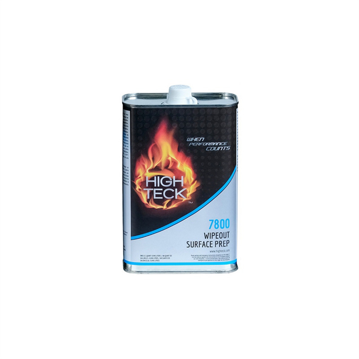 High Teck Products 7800-4 Surface Preparation Wipe Out Wax, 1 qt, Tin