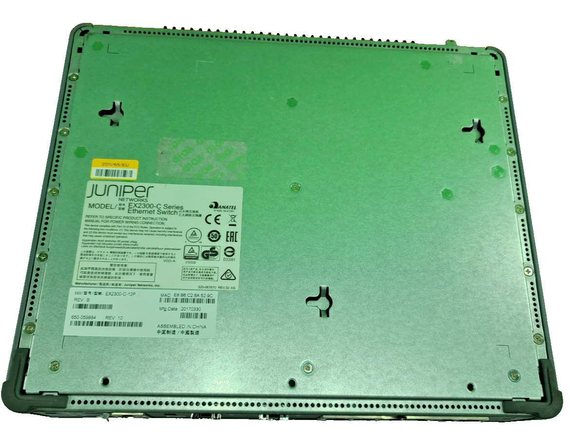 Juniper EX2300-C-12P 12 Port Ethernet Switch