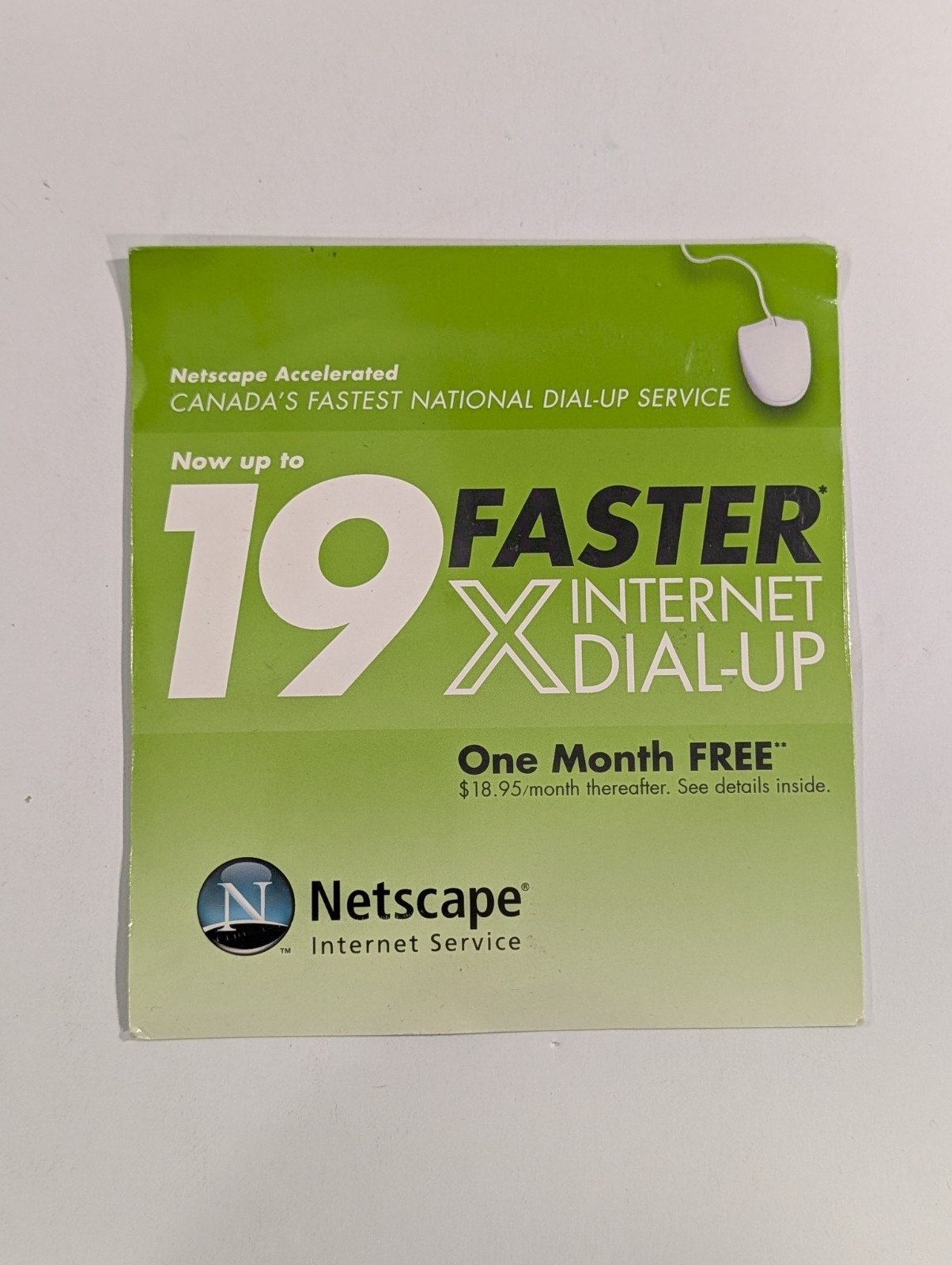 Netscape Accelerated Internet Service CD Software | NEW SEALED