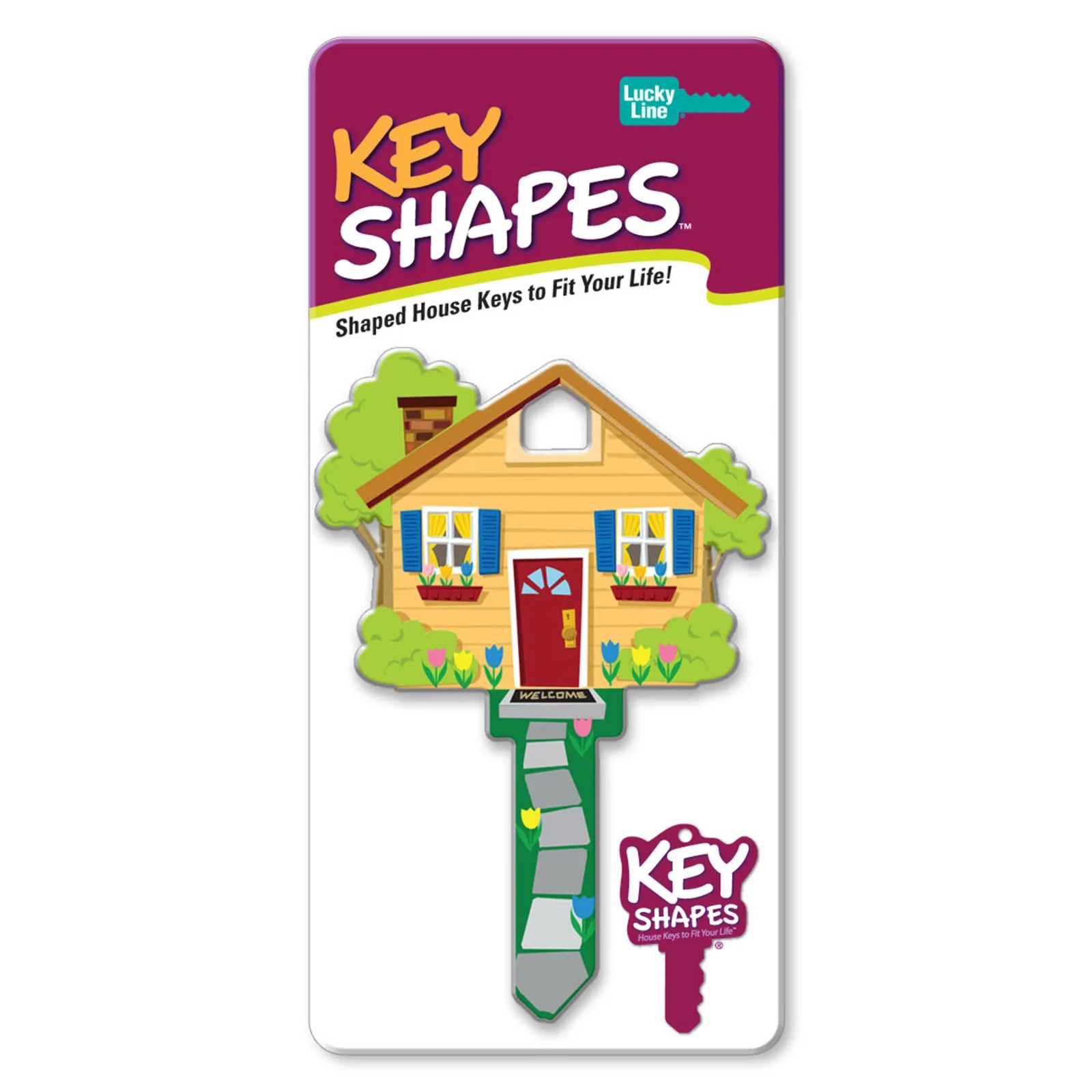 LUCKY LINE B105S HOUSE SCHLAGE SC1 KEYWAY HOUSE KEY SHAPES