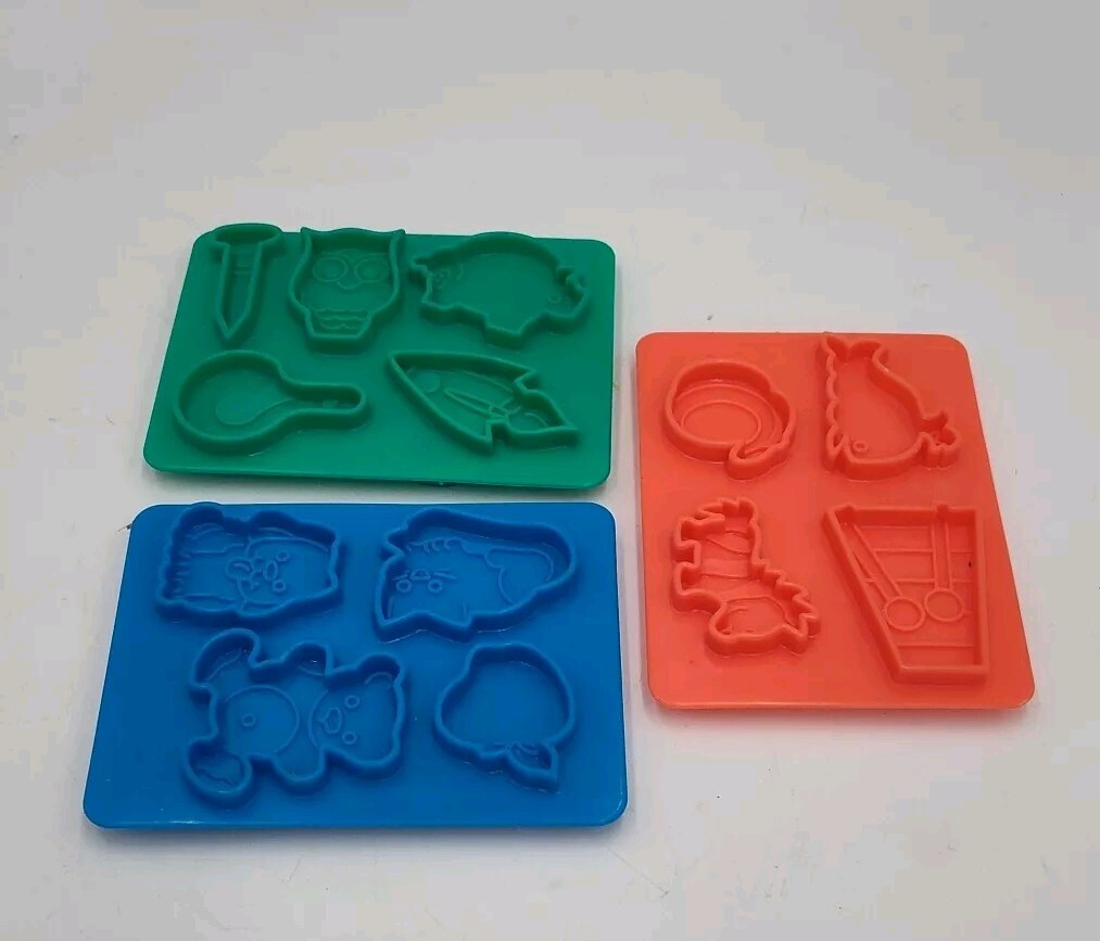 Vintage Play-Doh Sesame Street Alphabet Mold set from 1993