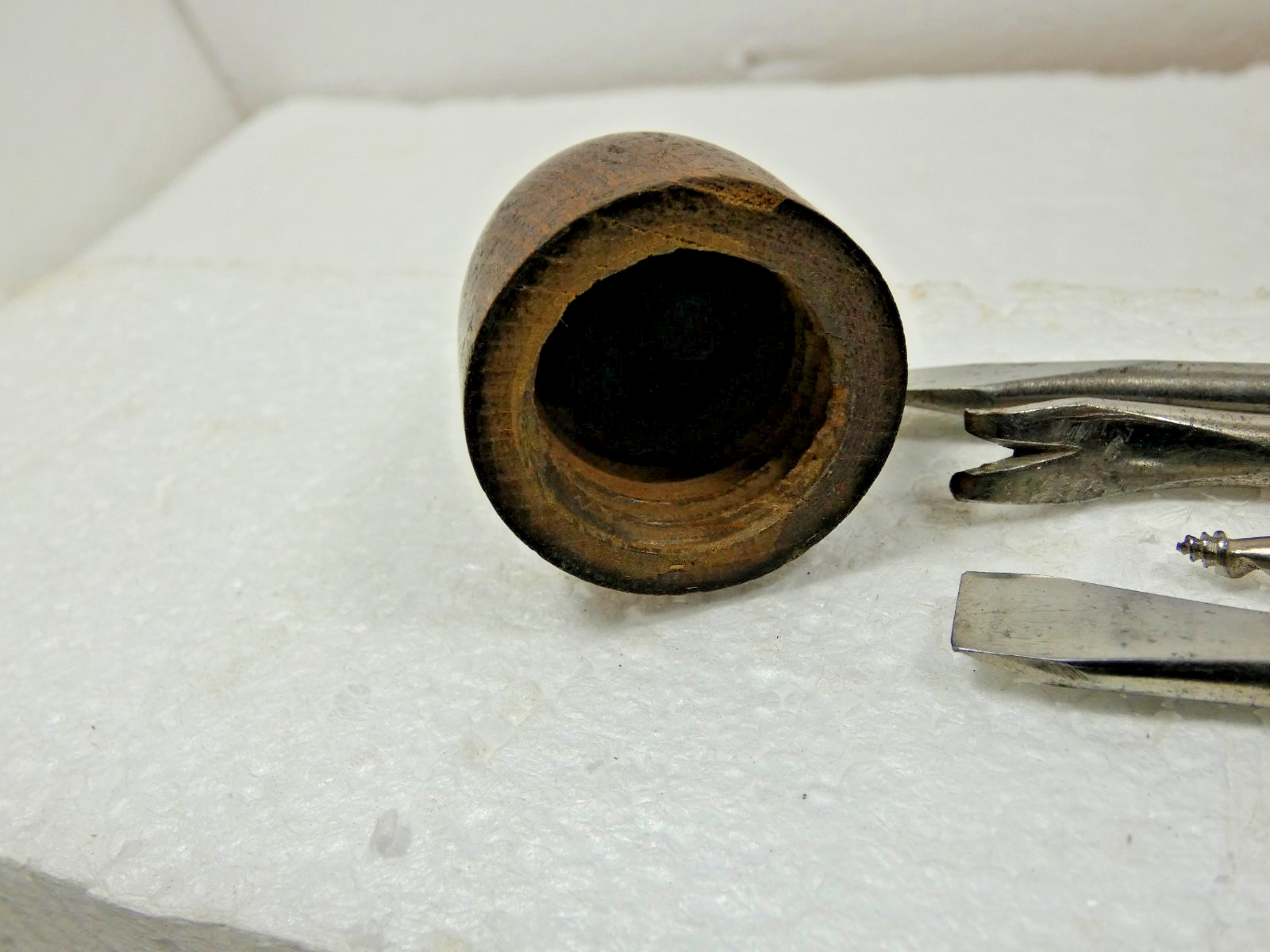 Vintage Boxwood Handle Multitool w/Hammer & 4 Other Tools