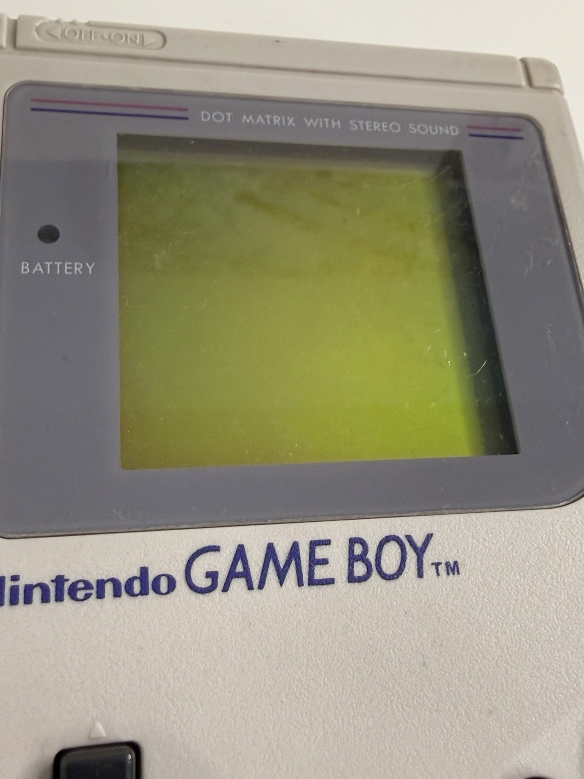 TURNS ON - Original Nintendo Game Boy Handheld Console Only (Not Game Tested)