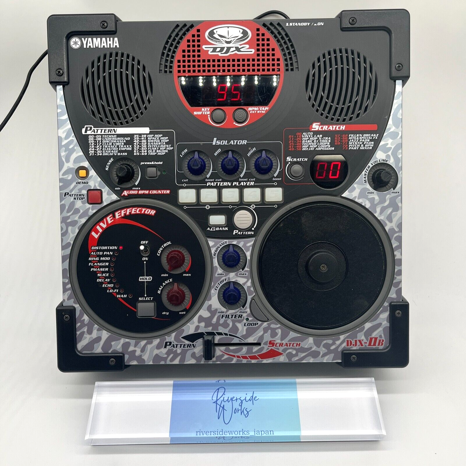 YAMAHA DJX-IIB DJ Mixer Rhythm Machine Sequencer Effector DJXIIB w/ Adapter