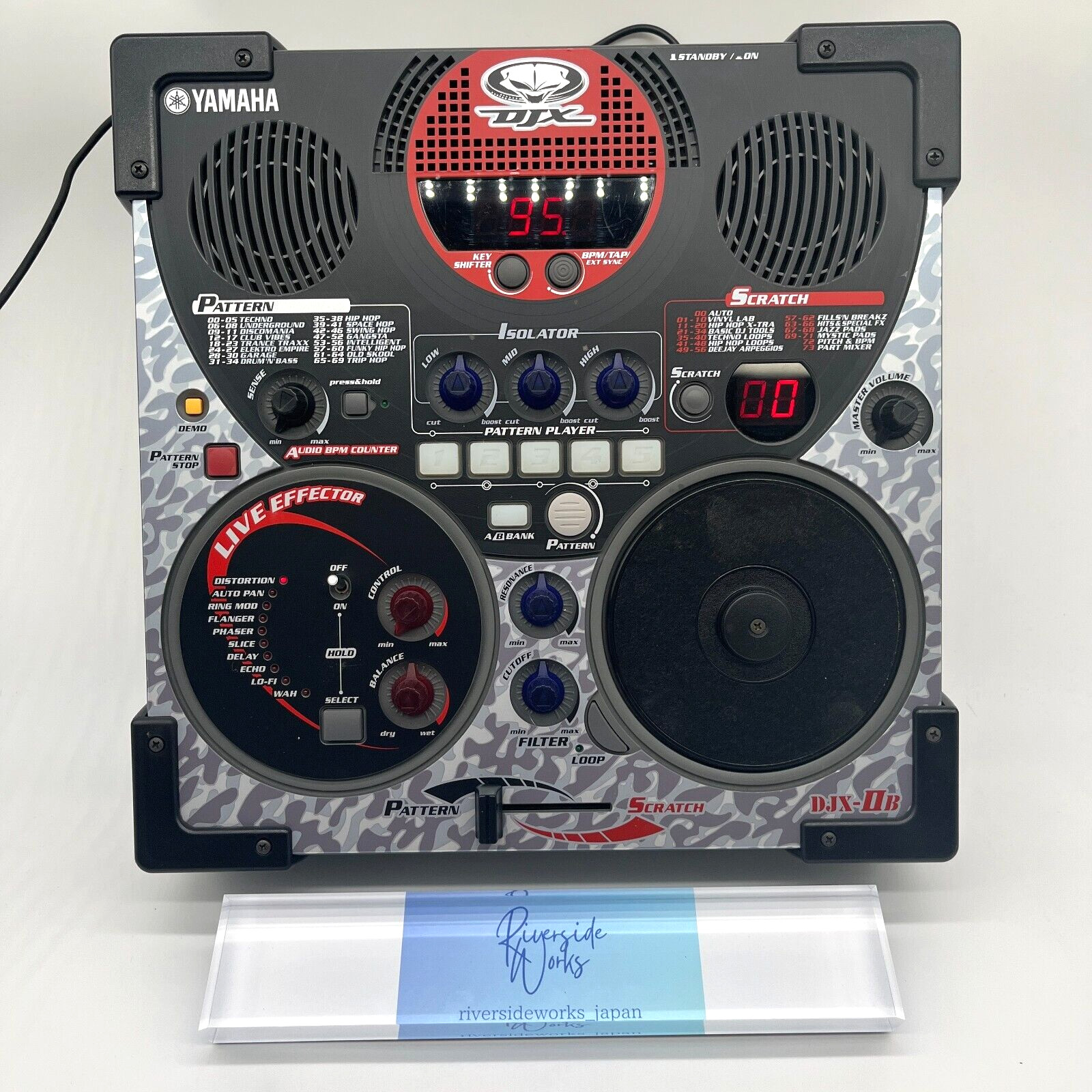 YAMAHA DJX-IIB DJ Mixer Rhythm Machine Sequencer Effector DJXIIB