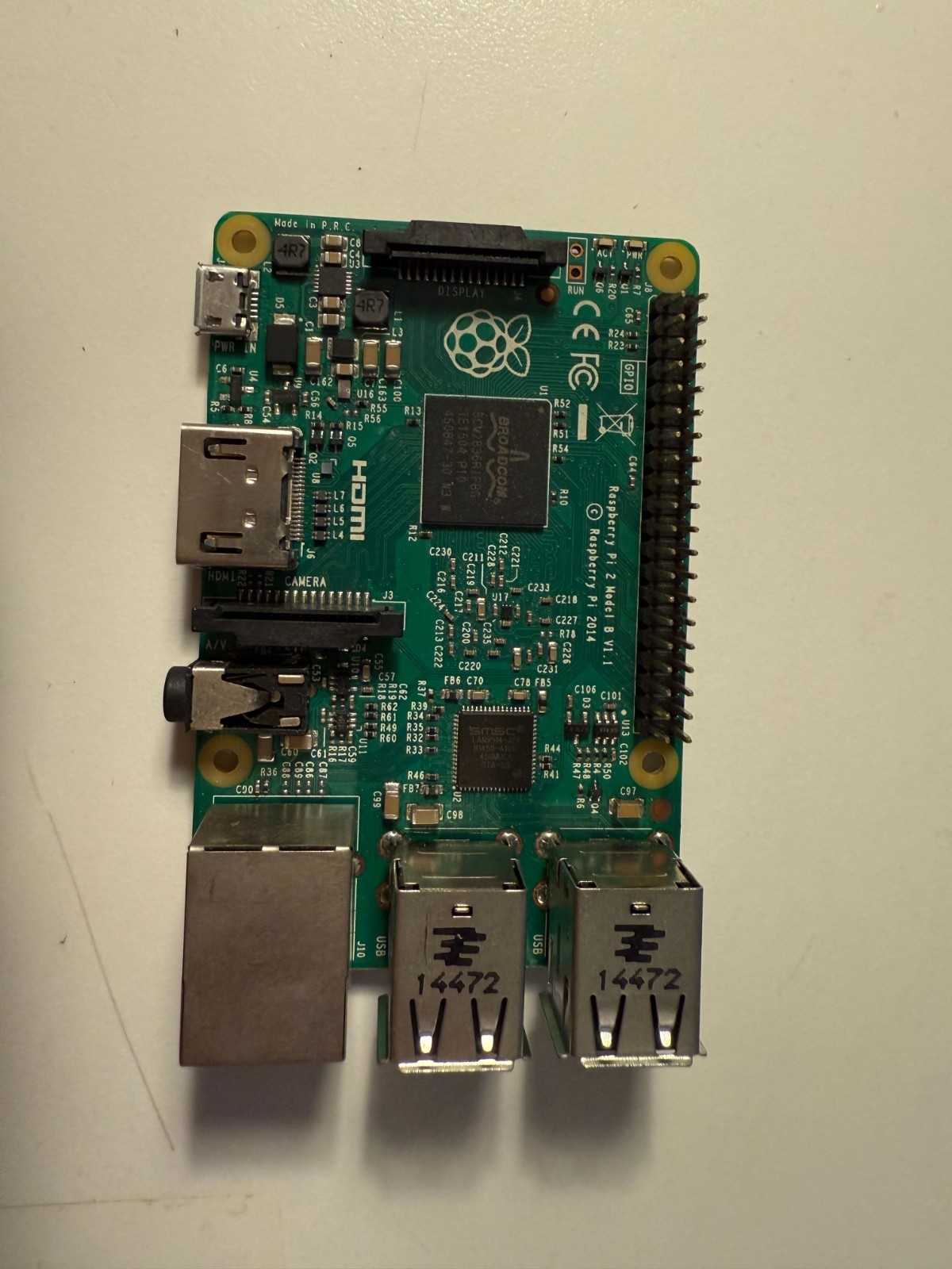 Raspberry Pi 2 Model B (900MHz, 1GB) Single Board Desktop - board only