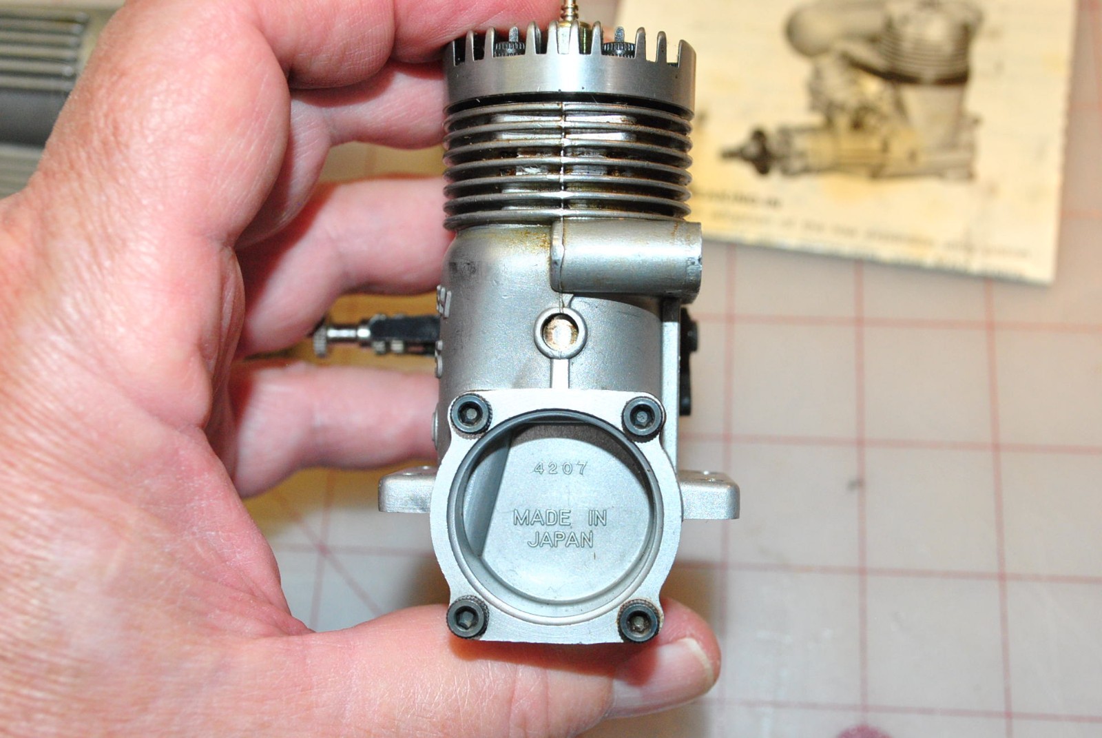 O.S. Max-H .40 RC Airplane Engine w/ Muffler, Box, Nice!