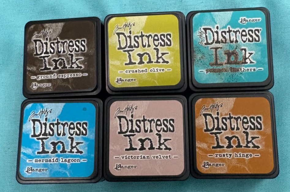 Tim Holtz Mini Distress Ink Pads lot (see description for details)