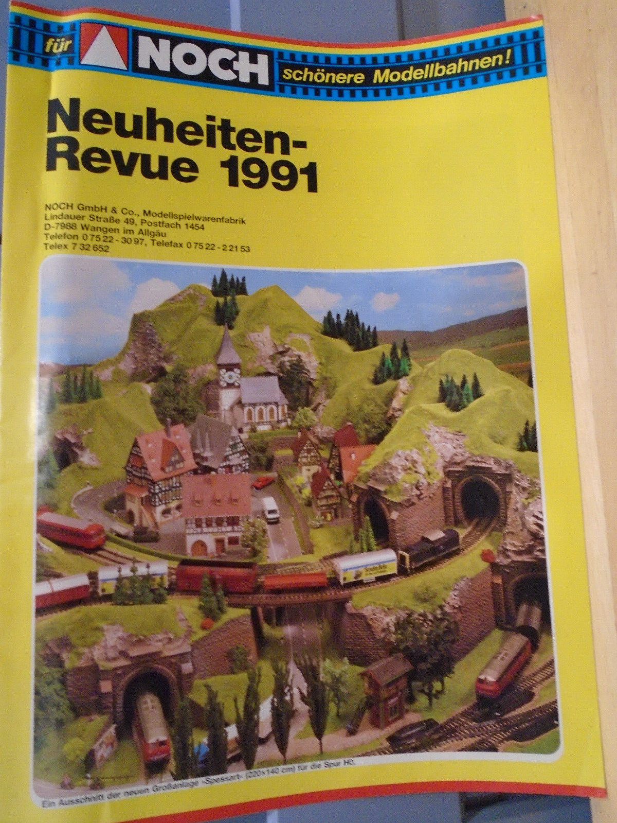 NOCH  1991 NEW ITEMS 8 PAGE FULL COLOR CATALOG