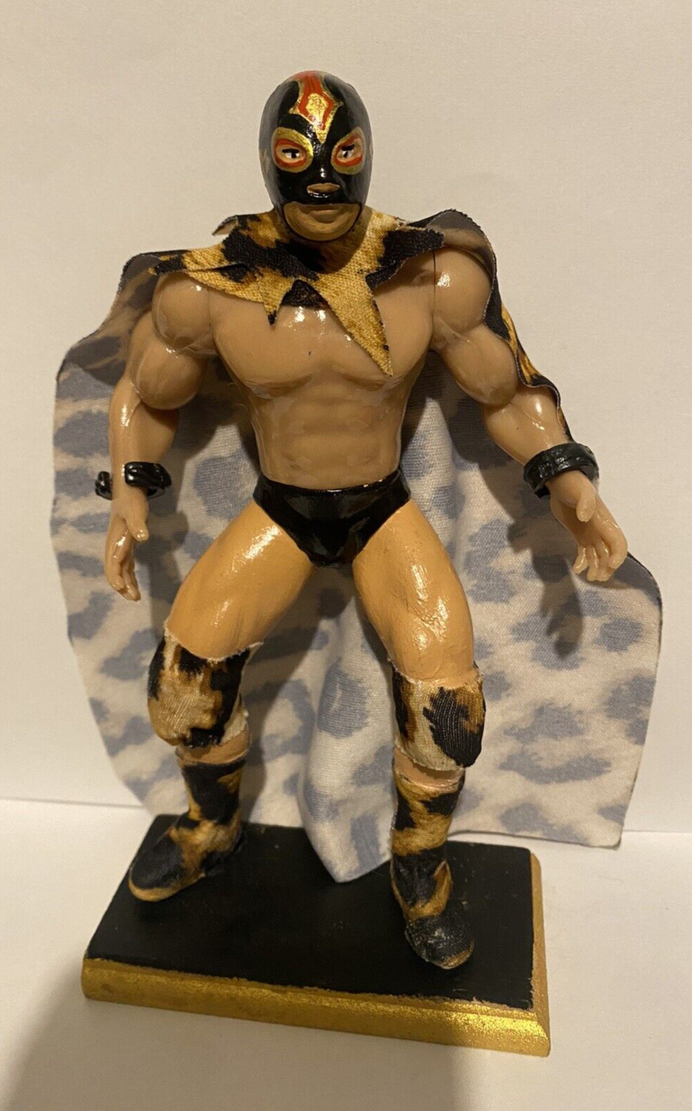 Konnan El Barbaro  Wrestler 7 in Action Figure Mexican Toys  HANDMADE  Luchador