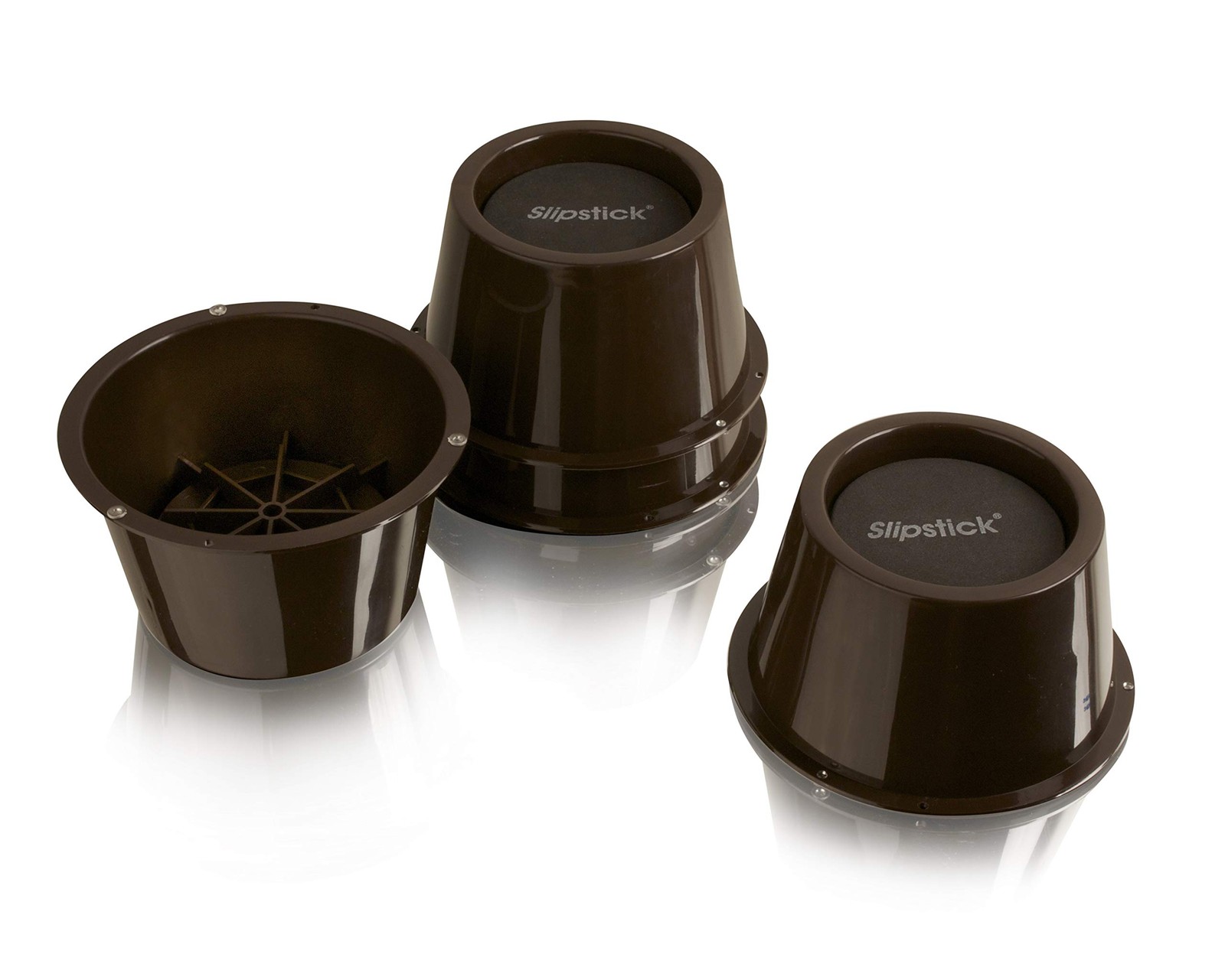 CB654 2 Inch Lift Furniture Risers / Bed Risers Adds 2"Height to Heavy Furniture