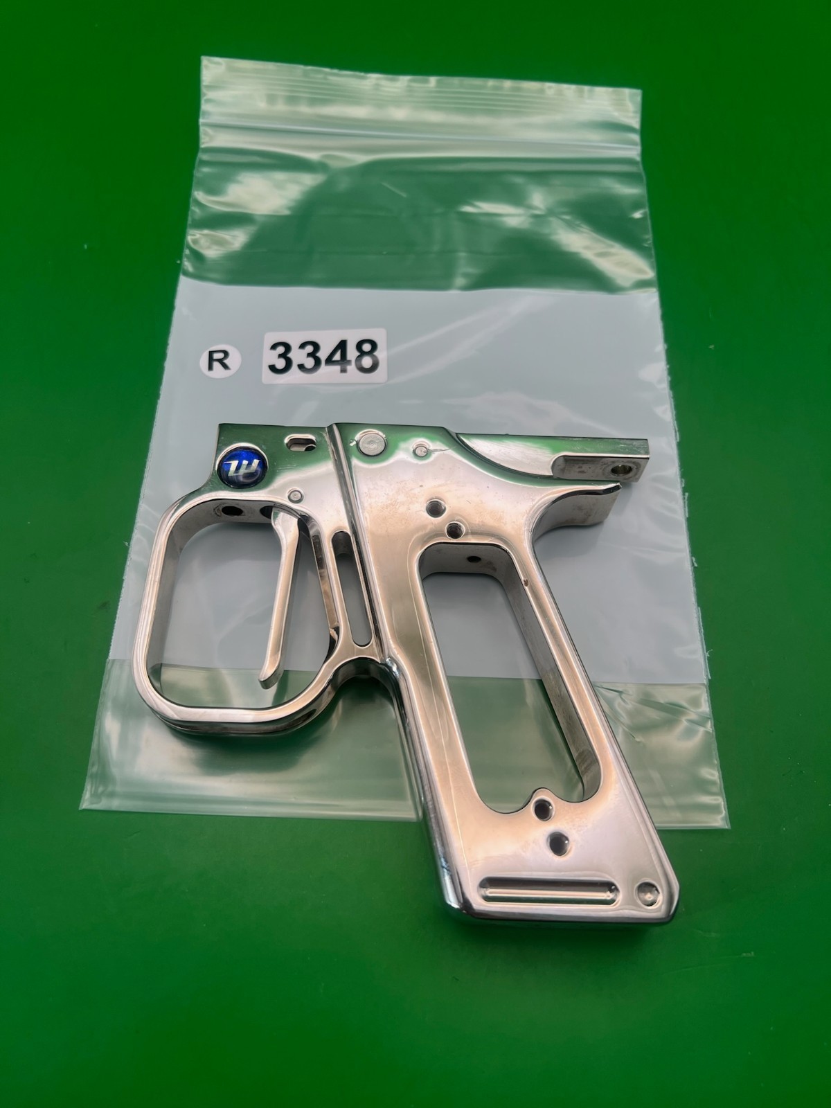WGP Autococker Hinge Paintball Marker Frame - Silver