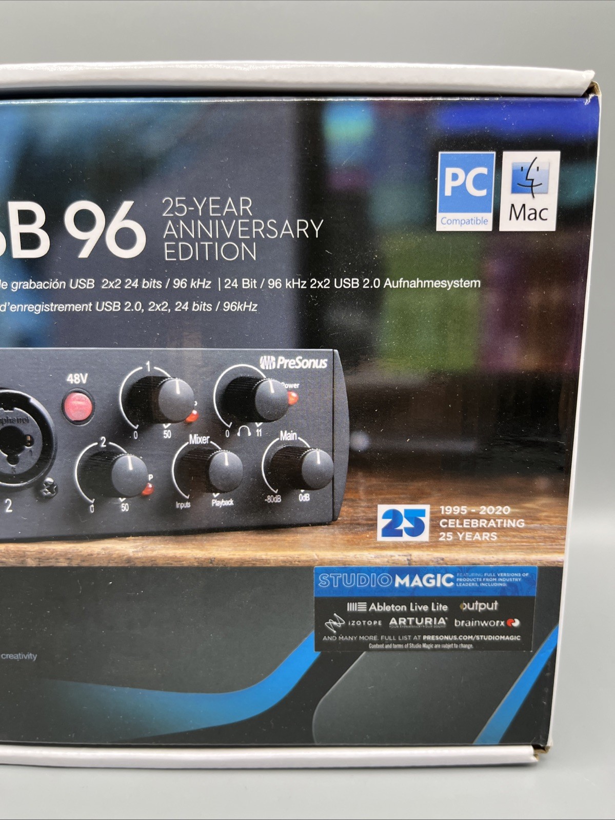 PreSonus AUDIOBOX USB96 USB 96 Audio Interface Studio One - Open Box