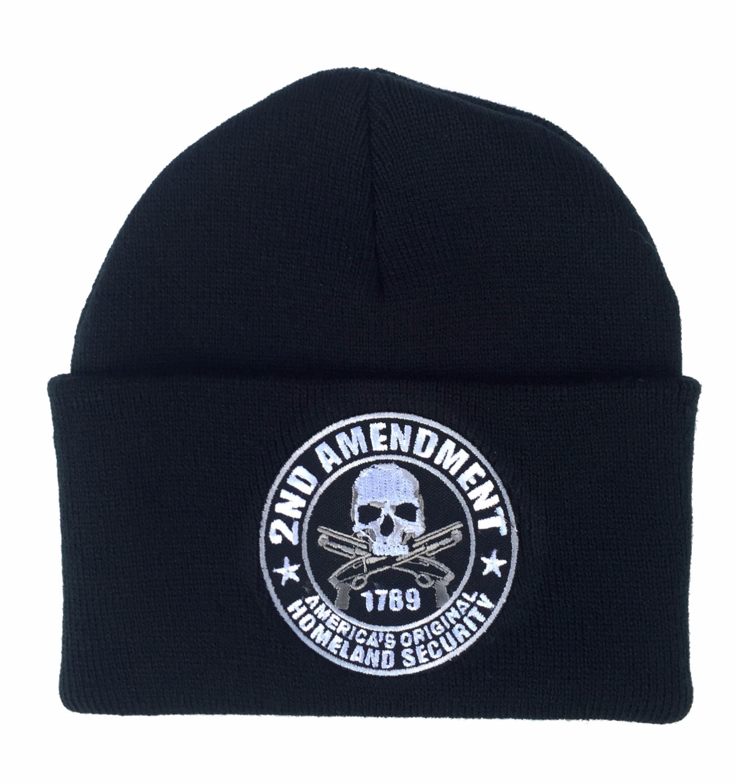 2nd Amendment Beanie Black America's Original Homeland Security