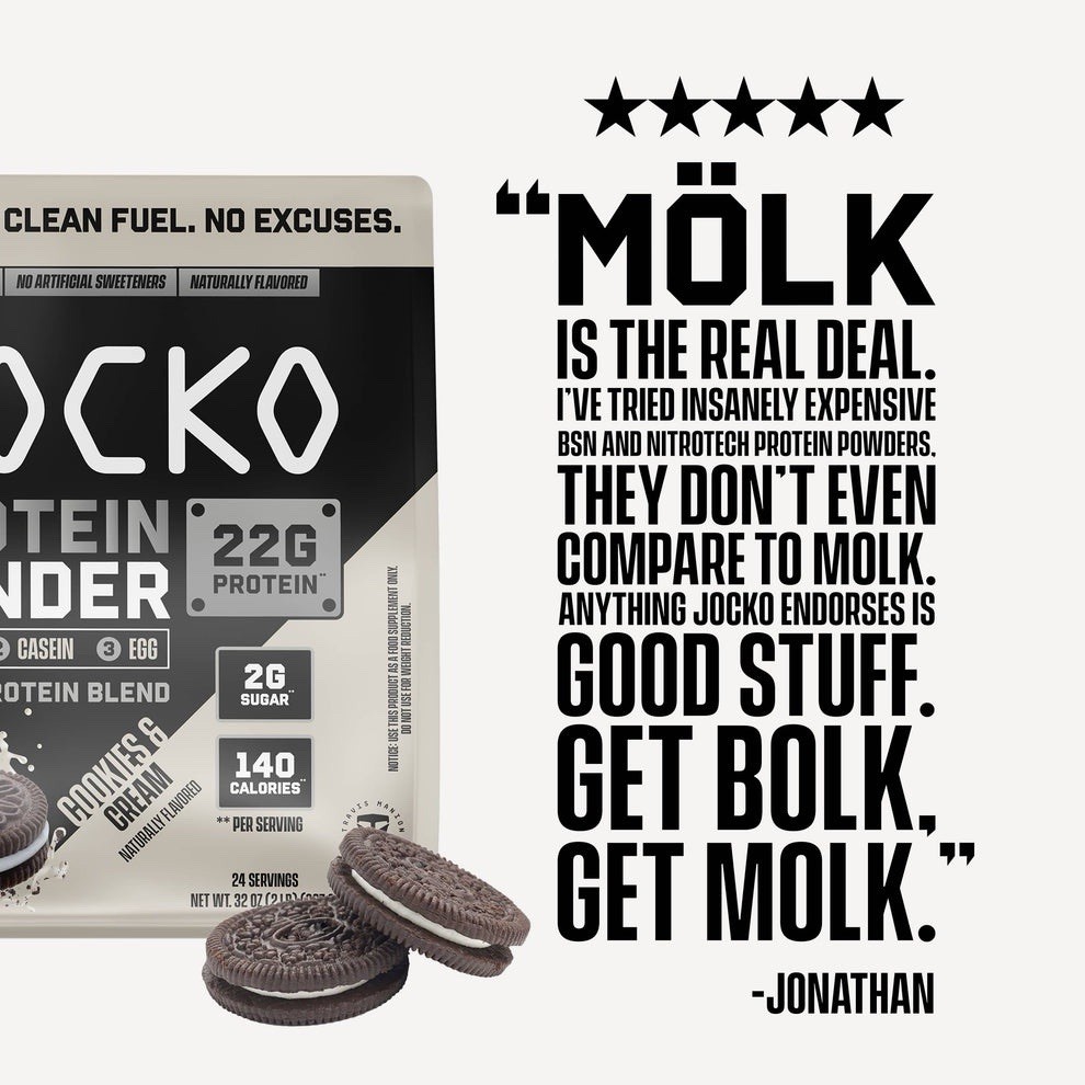 Jocko Molk Cookies & Cream - Fresh - Sealed