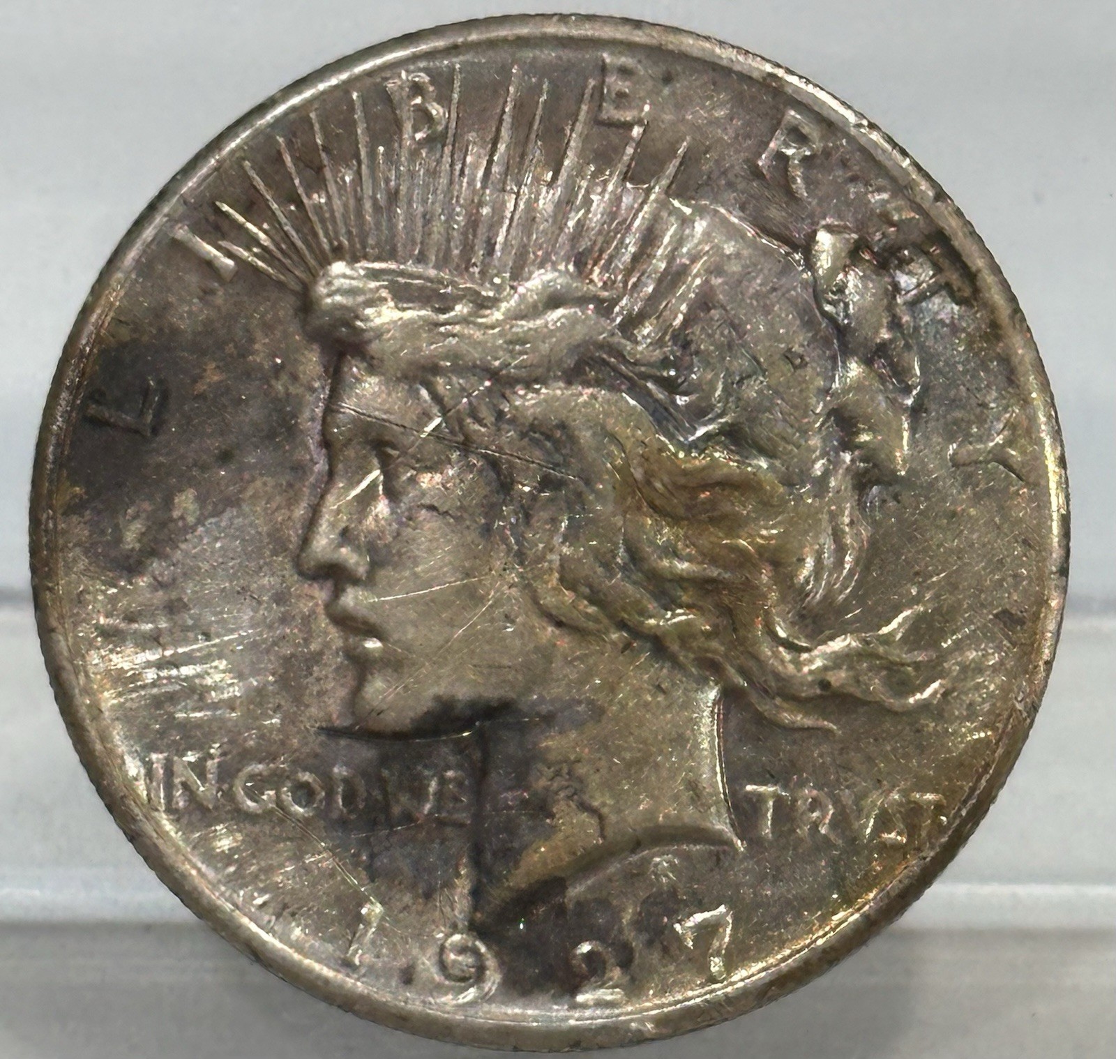 1927-P $1 Peace Silver Dollar