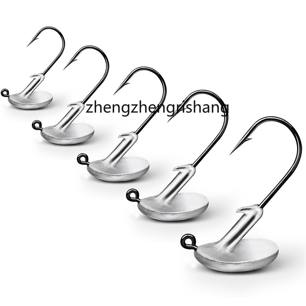50Pcs Stand Up Lead Jig Head Tumbler Fishing Hooks Salmon Size 1/8oz -1/2oz