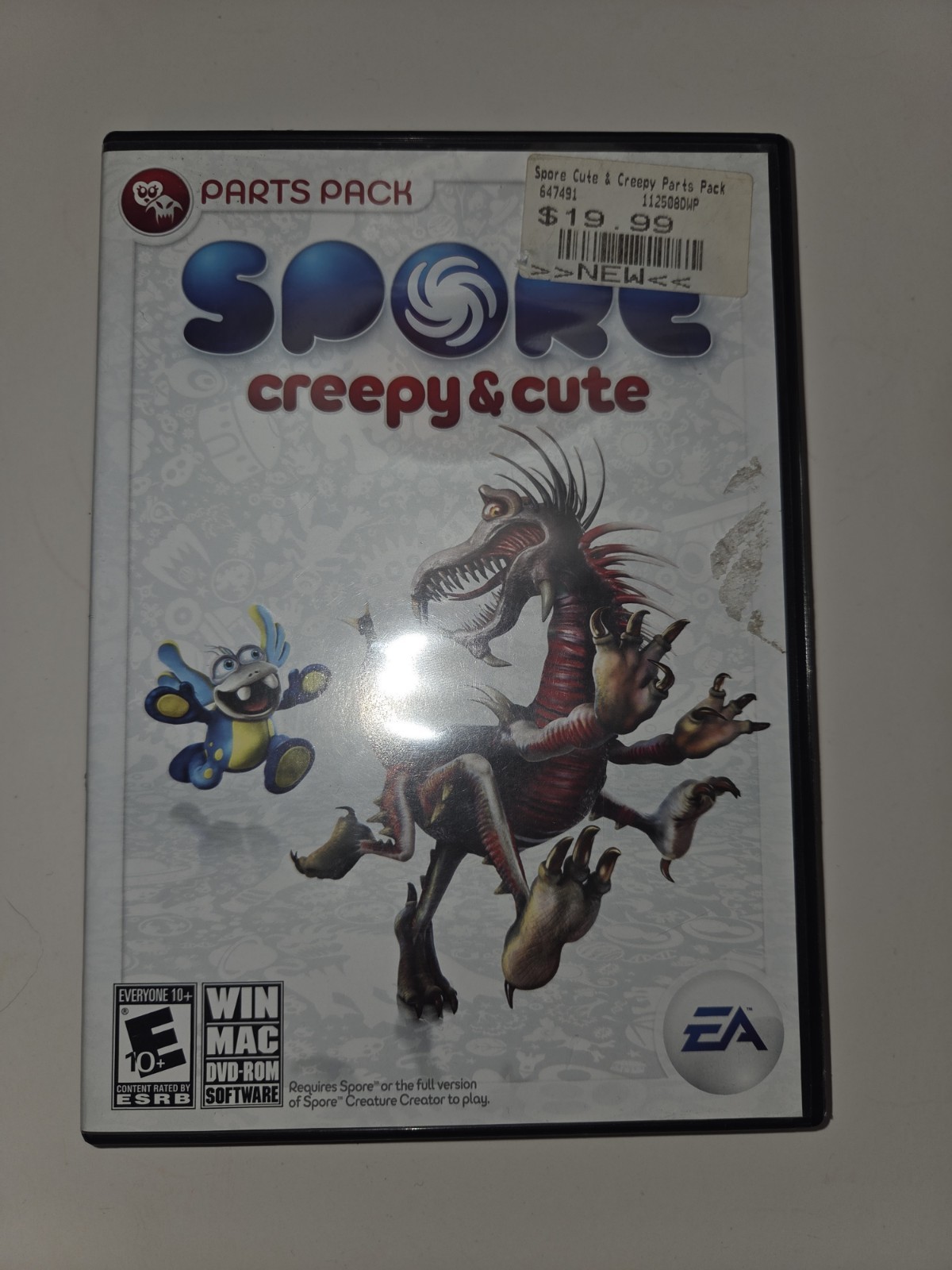 Spore Creepy & Cute: Parts Pack (Windows/Mac PC DVD-ROM, 2008 w/ Manual)