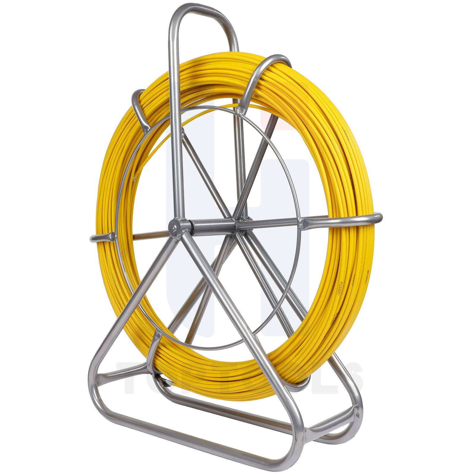 425FT Fiberglass Fish Tape 6mm Fishing Wire Cable Puller Duct Rodder Fishtape