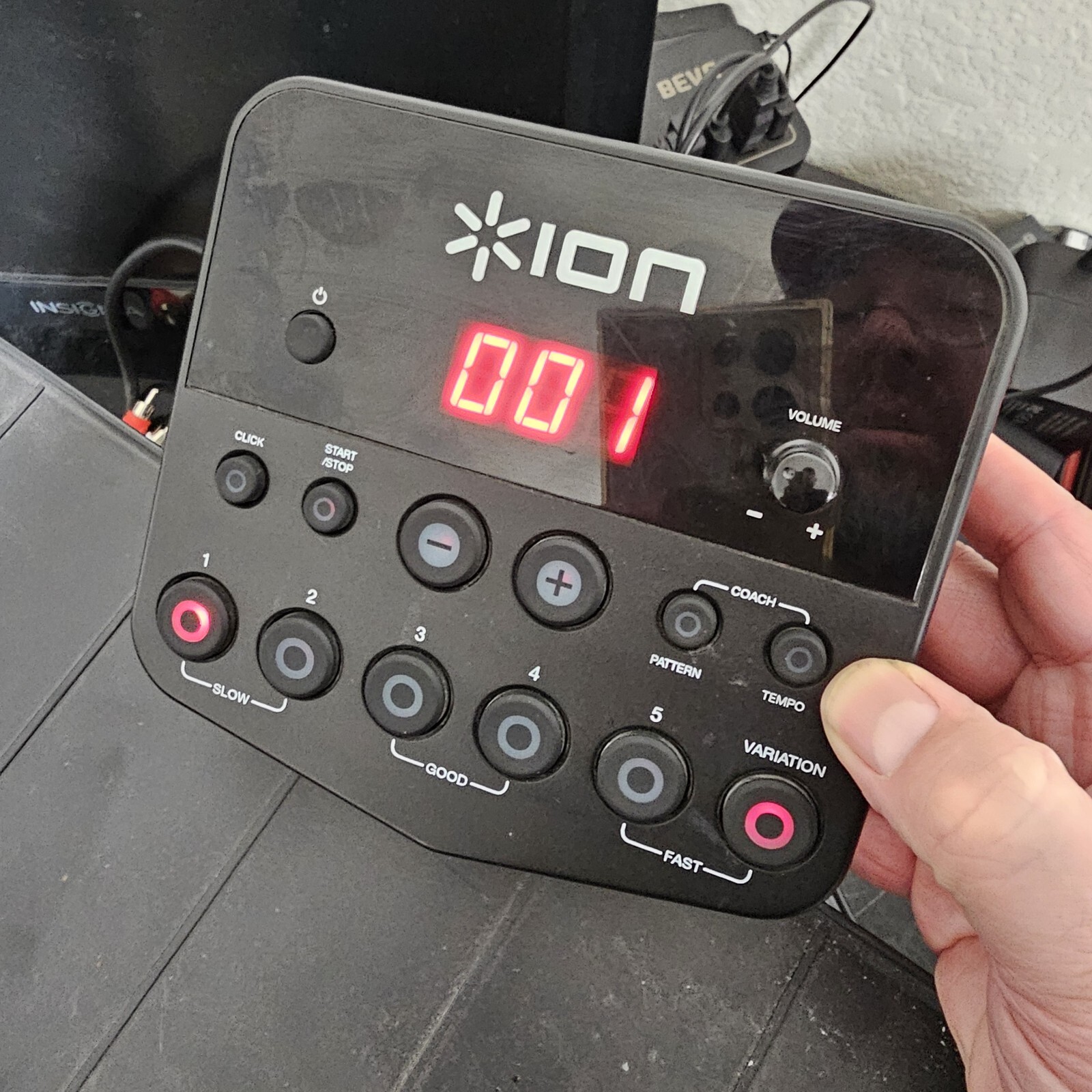 Ion Redline Electronic Drum Kit Head Unit Controller Only w/ Power Cord Tested